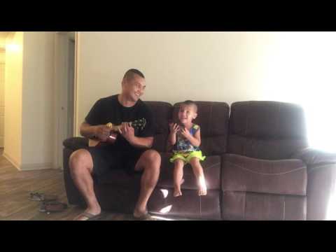 Fetty wap ukulele cover with Jayden