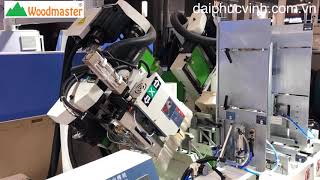 Máy Làm Mộng 2 đầu Cnc 4 dao/ làm mộng kép/ mộng âm dương kết hợp- Mộng Khung hình