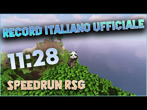 (EX) RECORD ITALIANO [11:28] - SPEEDRUN RSG MINECRAFT ITA