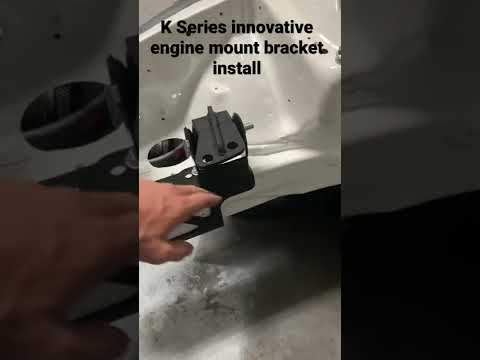 Innovative k20/24 mounts for eg/dc are adjustable for hood clearance. #honda #k20 #turbo