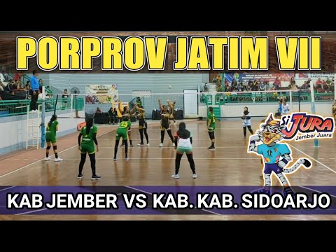 KAB. JEMBER VS KAB. SIDOARJO VOLI PUTRI - PORPROV JATIM VII 2022