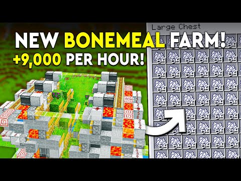 Insane Minecraft Bonemeal Farm - 9000 P/H!