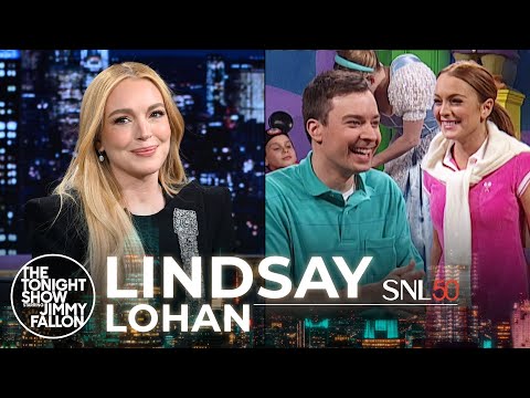 Lindsay Lohan and Jimmy Reminisce on Their Debbie Downer SNL Sketch | The Tonight Show
