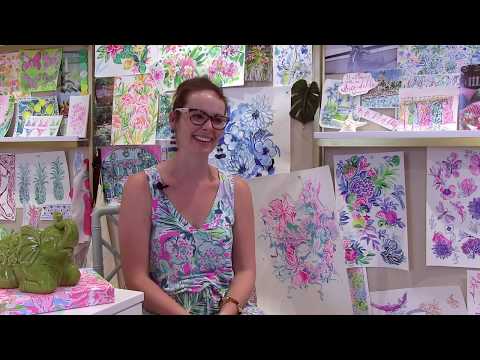 YouTube video about: How to paint lilly pulitzer prints?