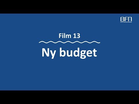 Ny budget – en film i Bokföringsnämndens serie 13 filmer om bokföring