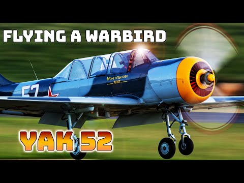 My FIRST WARBIRD! - YAK 52 | Learning to Fly the Yak 52 + Aerobatics! POV & Voice Over