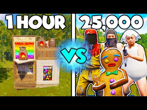 1 Hour Builder VS 25,000 Hour Team! - Rust