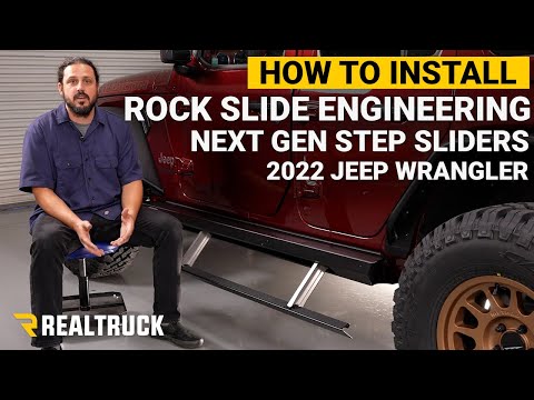 How to Install Rock Slide Engineering Next Gen Step Sliders on a 2022 Jeep Wrangler