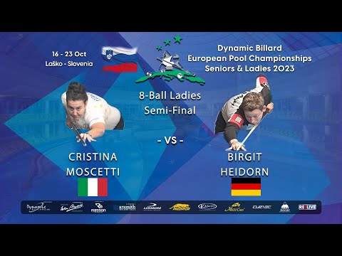 Table 3 Day 6: 8-Ball S-Final at the Dynamic Billard European Championships seniors & Ladies 2023