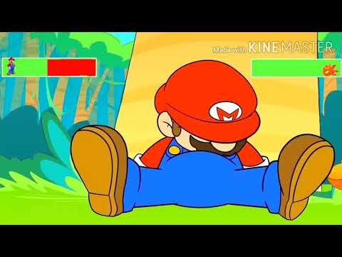 Mario vs. Sonic the Hedgehog (2018) with healthbars