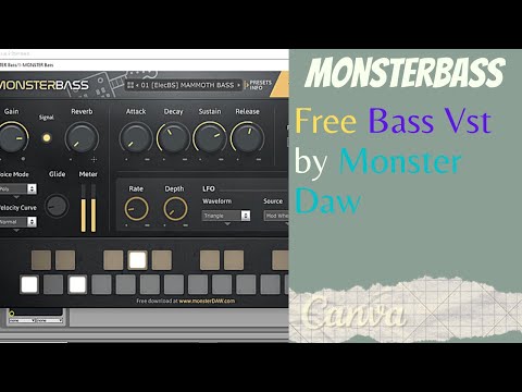 Monster Bass - FREE Bass VST/Plugin by MonsterDaw #MonsterBass #MonsterDaw