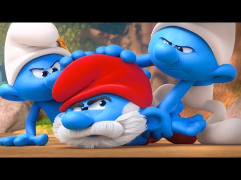 Gargamel troca de corpo com o Papai Smurf • Os Smurfs 3D • Desenhos animados para crianças