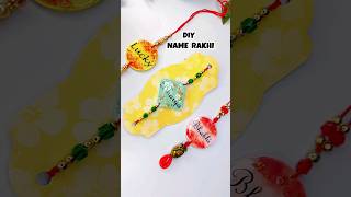 DIY Special Rakhi ??? with Name at Home| #diy #Rakhi #rakhsabandhan #craft