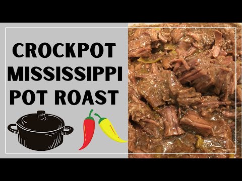 Delicious Mississippi Pot Roast In Crockpot | Easy Slow Cooker Recipe