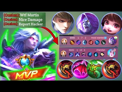 MARTIS WITH TRUE DAMAGE BUILD IS REALLY OFFLANE GOD || MARTIS BEST BUILD 2022 - MOBILE LEGENDS