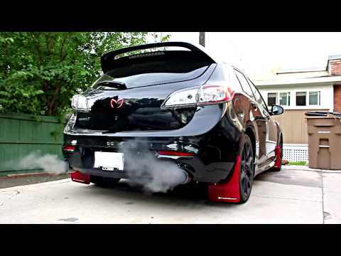 Mazdaspeed3 with NEW cp-e dual exhaust