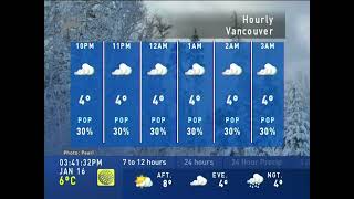 TWN - Local Forecast - January 16th, 2022