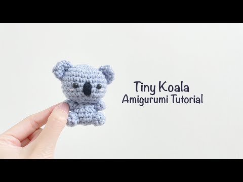 Tiny Koala Amigurumi Crochet Tutorial | Step by Step | FREE PATTERN