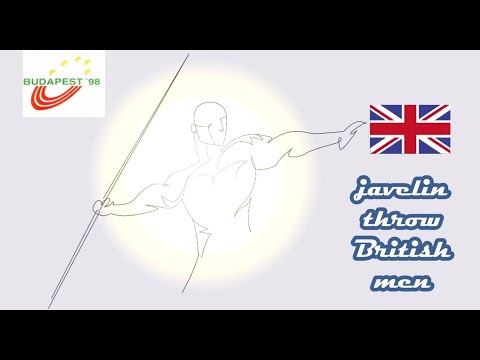 1998 European Championships Men's javelin throw in Budapest a portrait British throwers.