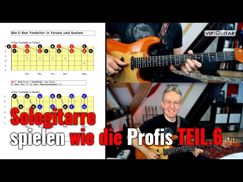 Sologitarre spielen wie die Profis TEIL.6 - typische Bends, Slides, Double Stops, Terzen, Sexten