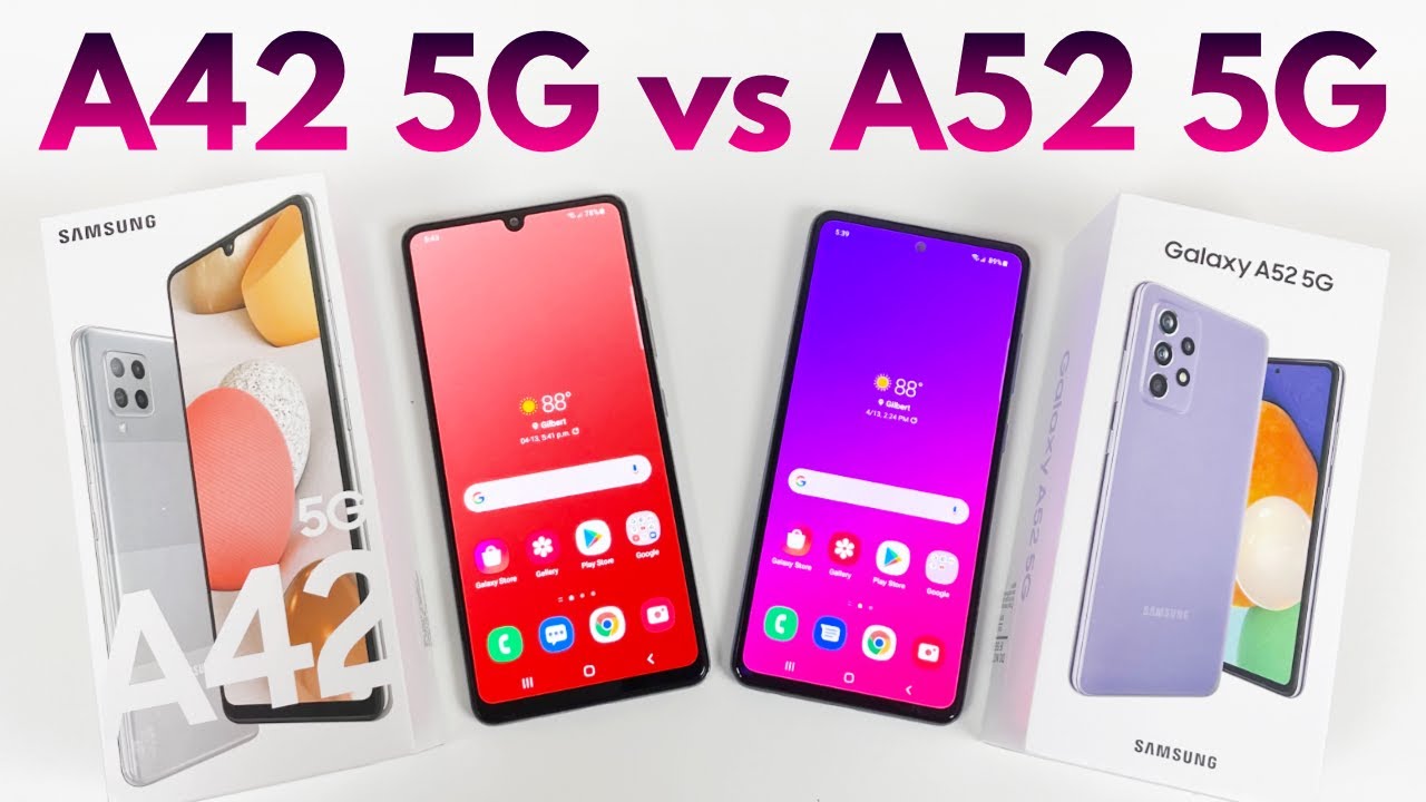 Samsung Galaxy A42 5G vs Samsung Galaxy A52 5G - Who Will Win?