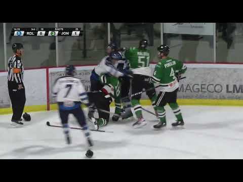 Mise en échec Jérémie Malouin + Danick Malouin - Simon Chevrier (Rudesse) - 04-03-22