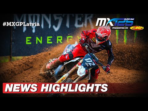 News Highlights | EMX125 Presented by FMF Racing Race 2 |MXGP of Latvia 2022 #MXGP #Motocross