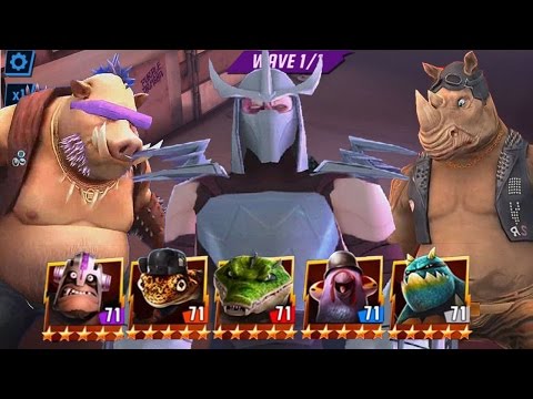 Shredder With Bebop & Rocksteady (Movie & Legend) VS Mutanimals