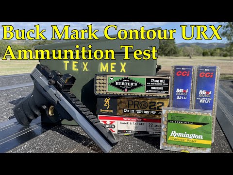 Browning Buck Mark Contour URX Ammunition Test