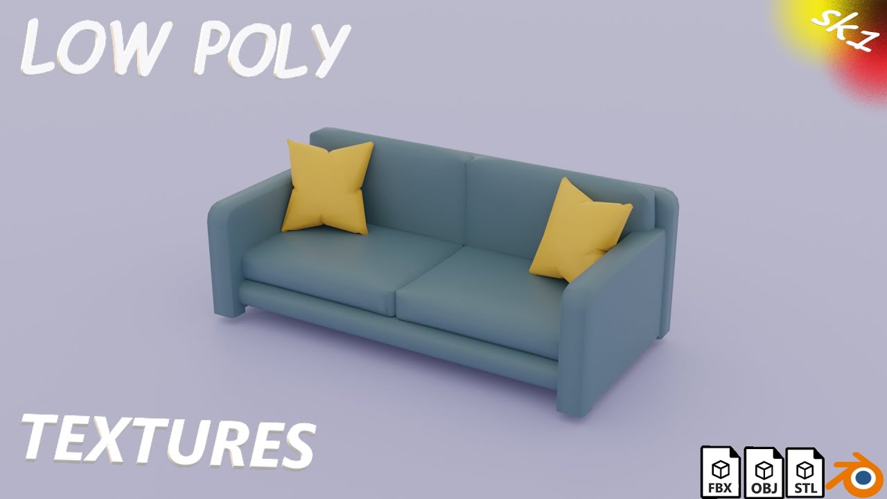sofa(part 1) | CGTrader