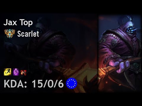 Jax Top vs Talon - Scarlet - EUW Challenger Patch 7.16