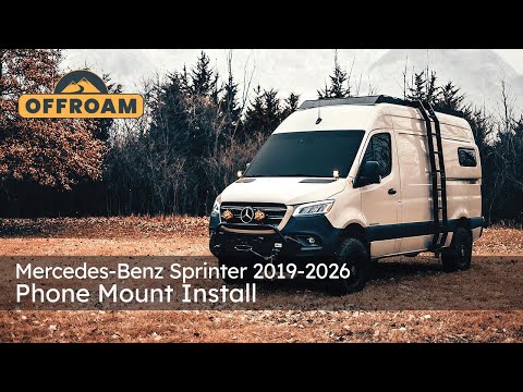 Mercedes-Benz Sprinter 2019-2026 Phone Mount Install - made by OFFROAM