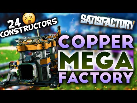 🏭 24 Constructors Making Wire?! | Satisfactory Gameplay Ep 35 2021 [4K 60FPS]