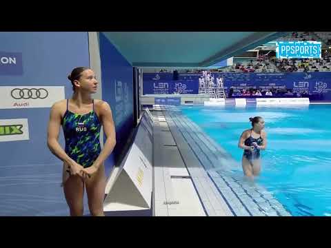 Uliana Klueva  - Vitaliia Koroleva | Synchronised 3m Springboard  Diving Highlights