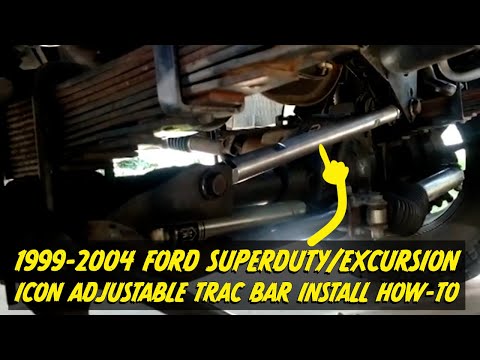 Icon Adjustable Trac Bar Install On Ford Excursion/Superduty
