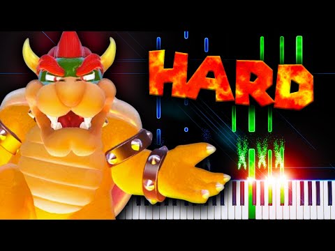 Bowser's Lava Lake Keep (from Super Mario 3D Land) - Piano Tutorial