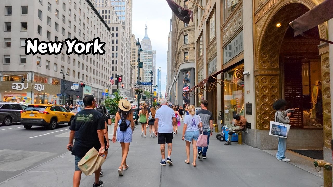 What 5th Avenue Nyc Looks Like In Summer 4k Walking Tour