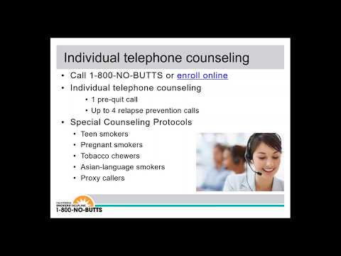 CITE Webinar with California Smokers Helpline