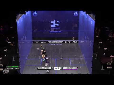 James Willstrop vs. Tarek Momen: 2018 US Squash Open