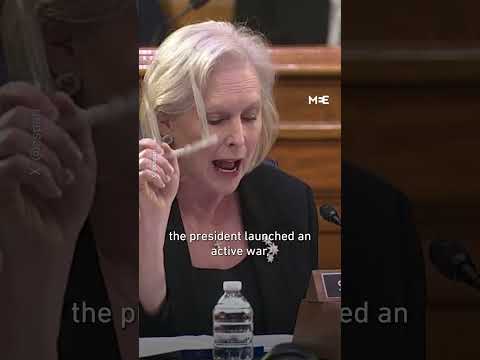 Gillibrand criticises Hegseth on funding request for Iran war