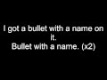 (LYRICS) Nonpoint - Bullet With a Name