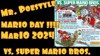 Mr. Poestyle : Happy MARIO DAY 2024 VS. SUPER MARIO BROS.