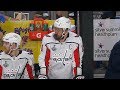 Hockey Player Takes Puck To Face