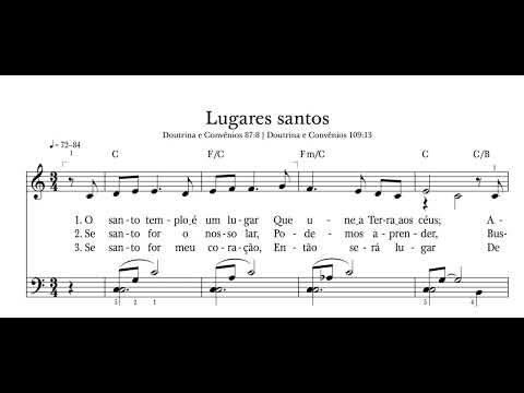 Lugares Santos | ⛪️🏠Novos Hinos SUD 1026 - Primária