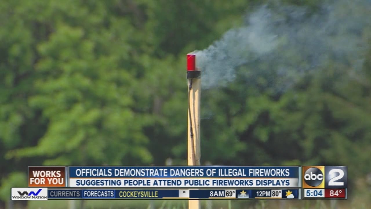 Officials warn of fireworks injuries and fines ahead of July 4th holiday