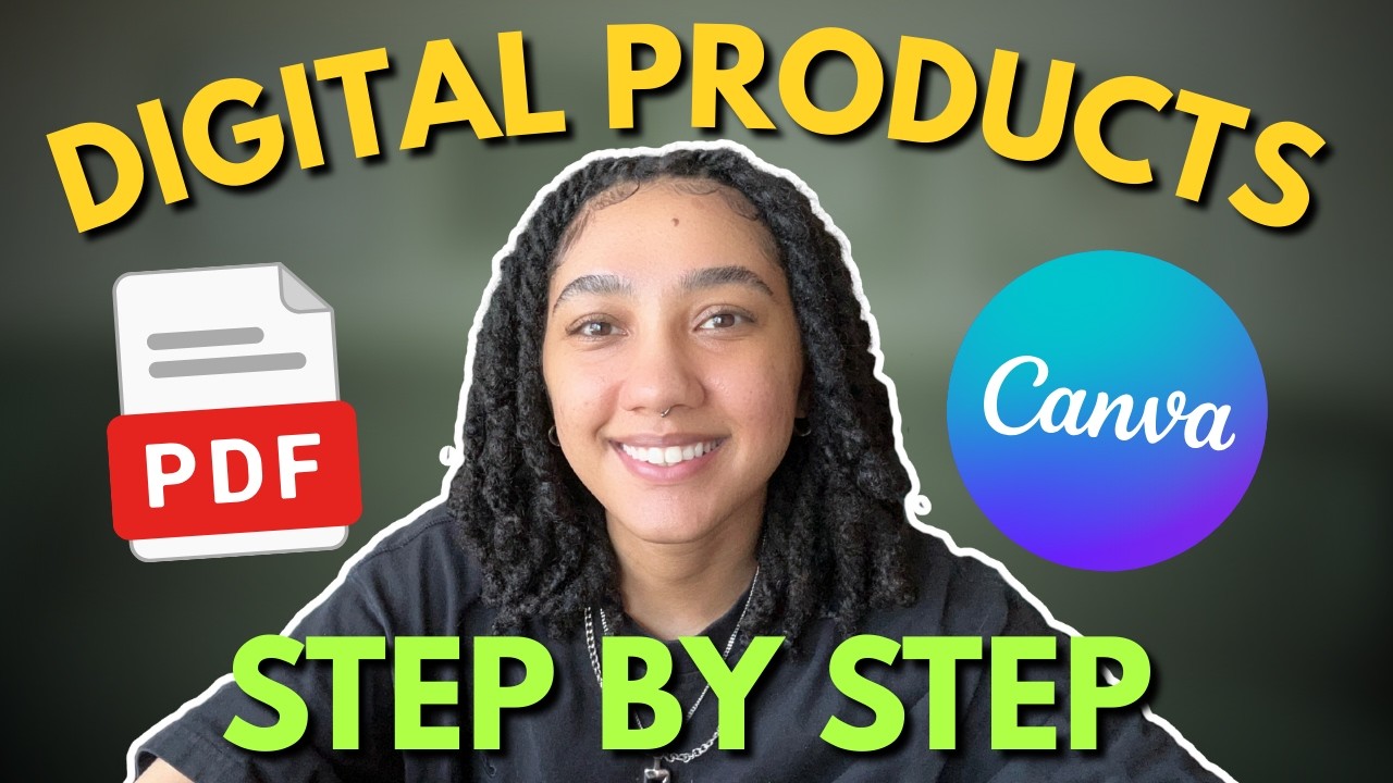 How to Make Digital Products for Free with Canva (Step by Step Tutorial)