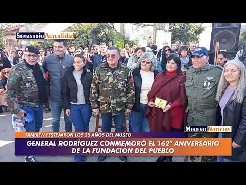 General Rodríguez conmemoró el 162º aniversario de la fundación del pueblo