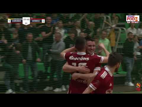 1 Liga Futsalu: bramki z meczu Eurobus Przemyśl - Sośnica Gliwice 9-6, 16.04.23