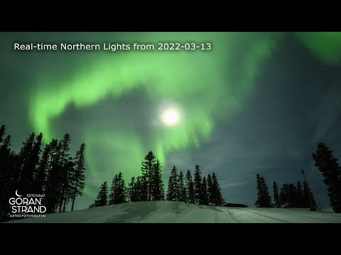 Real time Northern Lights from 2022-03-13