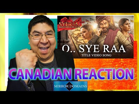 O.. Sye Raa Title Song Reaction by Foreigner